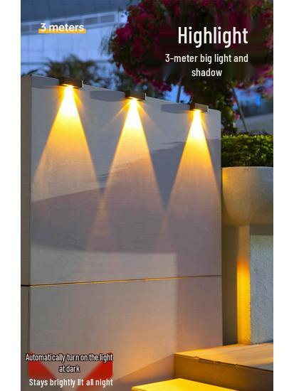 Solar Courtyard & Balcony Atmosphere Wall Spotlight