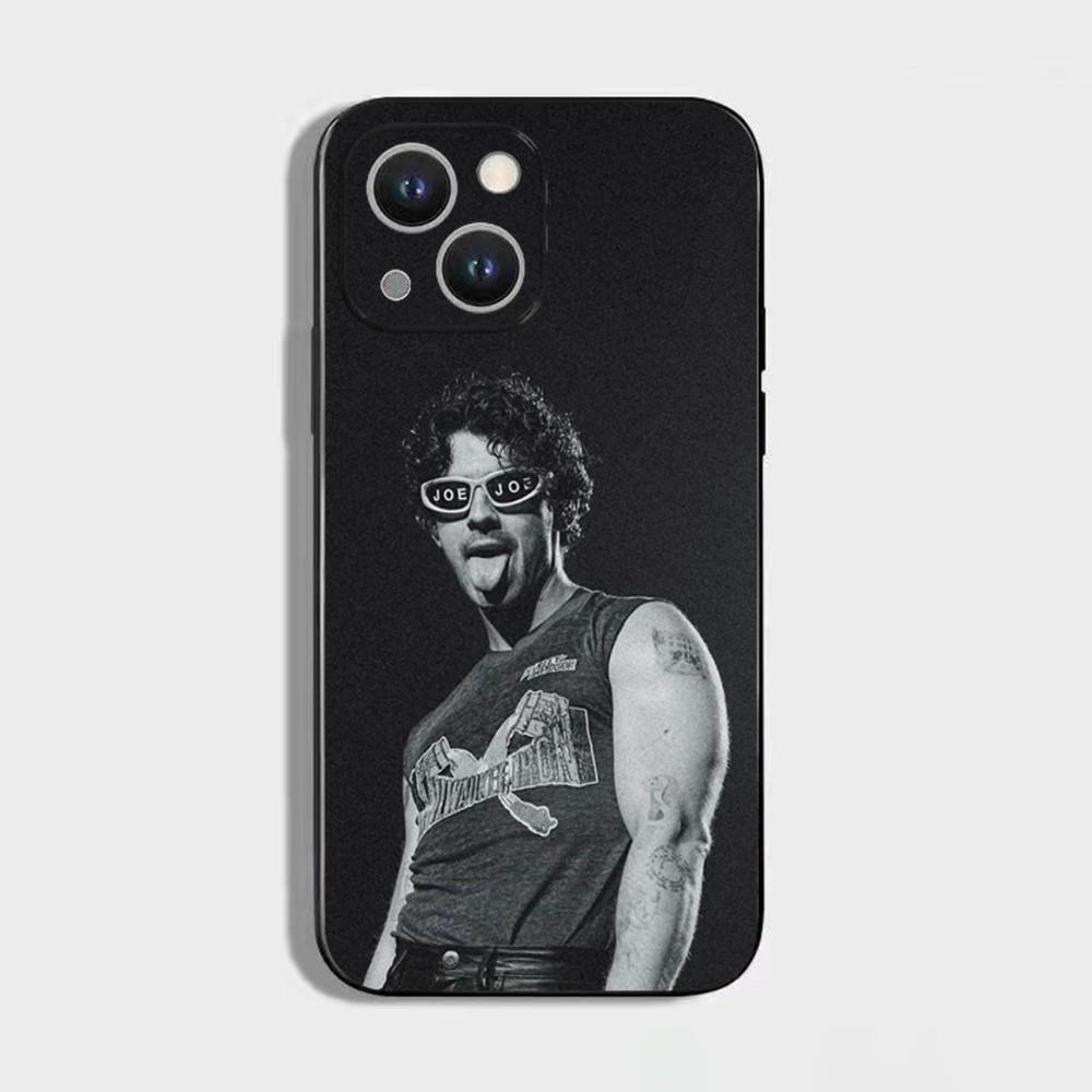 1PC Singer Joe J-Jonas Phone Case For iPhone 16 15 Plus 14 13 Pro Max 12 Mini 11 X XS XR 7 8 8Plus Black Soft Phone Coque