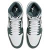 Baskets Unisexe Air Jordan 1 Mid SE Vert Oxydé Blanc Voile Gris Neutre FQ7720-103