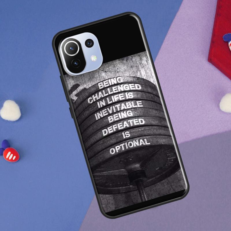 Workout Motivation Fitness Gym Quotes Cover For Xiaomi 14 13 Ultra 11T 12T 13T 14T Pro POCO X7 Pro X3 X5 F3 F5 F6 M6 X6 Pro Case