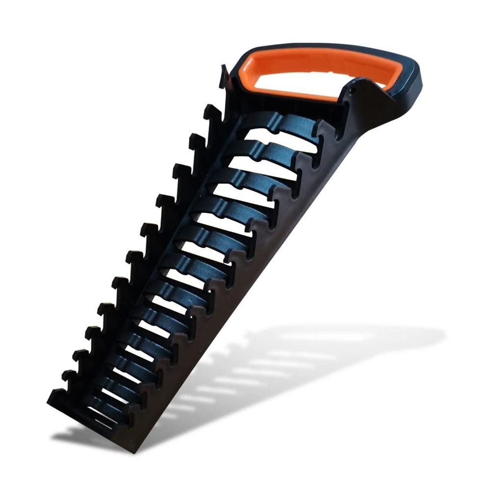 Carrying Handle Wrench Organizer 12 Slot Wrench Holder Wrench Rack  Workshop Organization