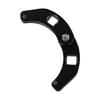 1pcs Metal Adjustable Gland Nut Wrench Tool For Hydraulic Cylinder Cap Remover  Parts Accessories Black