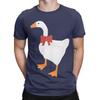 untitled goose game white Graphic 100 Cotton TShirt Untitled Goose Game Tops Tees For Unisex