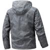 Waterproof Jacket Men with Removable Hood Lightweight Hiking Jackets Windbreaker Coats Men Zip Up Camping Clothes