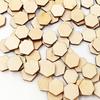 200Pcs 1cm Wooden Hexagon Handcraft Tags Pendant Decoration DIY Ornament Tool
