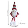 Christmas Gnome Festival Dwarf Doll Decorative Faceless Doll for Living Room Shelf Mantle Bedside Desk Counter Nightstand