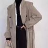 New Double-sided Wool Coat Mid-length Hamburger Loose Casual Woolen Coat