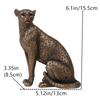 Animal Sculptures & Figurines Statue Decoration Living Room Home Decor Vintage Ornaments For Home Deskop Table Retro Leopard