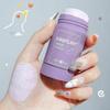 1 Pezzo Maschera Viso Tè Verde Olio Argilla Purificante Stick Controllo Sebo Melanzana Anti-Acne Maschera Solida