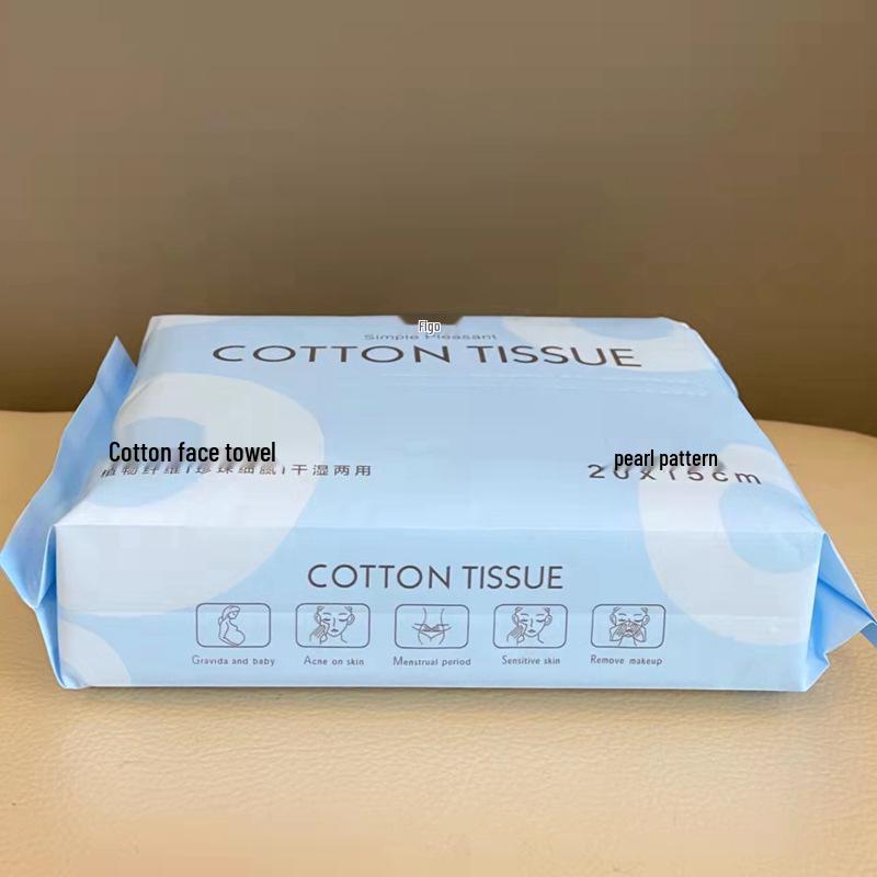 Thickened Cotton Soft Beauty Face Wipes - Large Disposable Cleansing Towels