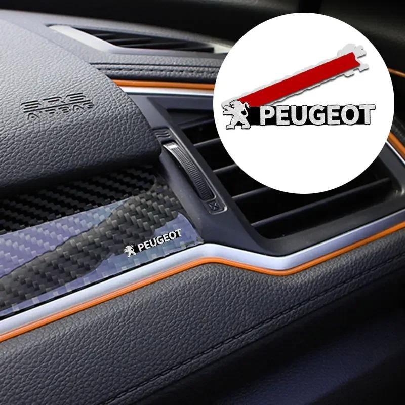 Für Peugeot Neu Auto Audio Dekorieren 3D Aluminium Abzeichen Emblem Aufkleber Für Peugeot 206 307 308 3008 207 208 407 508 2008 5008 107 2