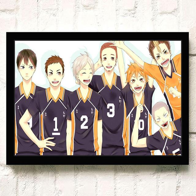 Japanese Sports Cartoon Anime Haikyuu Canvas Painting Posters and Prints Abstract Decorative Home Decor Cuadros