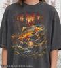 Vintage Rainbow Trout 90s Graphic Style Comfort Colors® Tshirt, Retro Angler Fish Faded T-Shirt, Nature Y2k Streetwear, Fisherman Gift