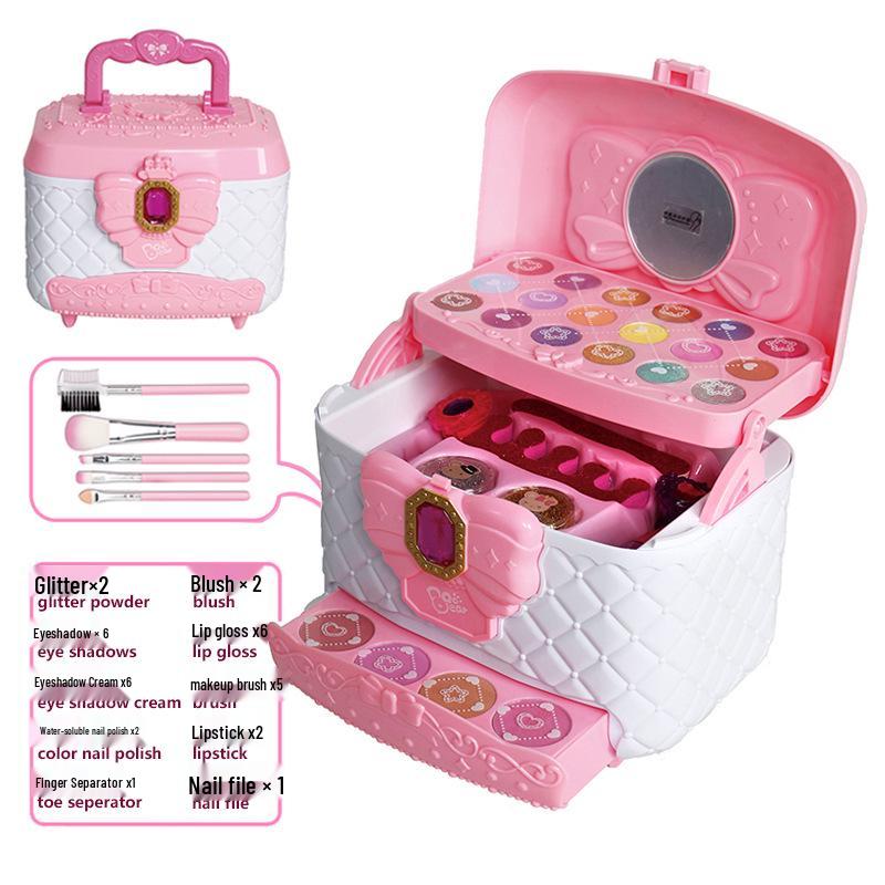 Kids' Princess Makeup Suitcase - Girls' Performance & Birthday Gift