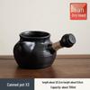 Large Capacity Electric Ceramic Stove Tea Set with Warmer for Indoor and Outdoor Use