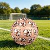 1pc Fluffy Cow Illustration Size 5 Soccer Ball Professional Match Training Football Indoor &Outdoor Sports Ball Lightweight Durable c6598