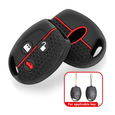 3 Buttons Silicone Key Cover For Ford MONDEO FIESTA FOCUS C-MAX S-MAX TRANSIT KA GALAXY Remote Holder Case FOB