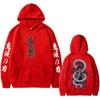 Anime Demon Slayer Serpent Hashira Iguro Obanai Hoodie Men Women Clothing Oversized Hoodies Man Vintage Hooded Tracksuit