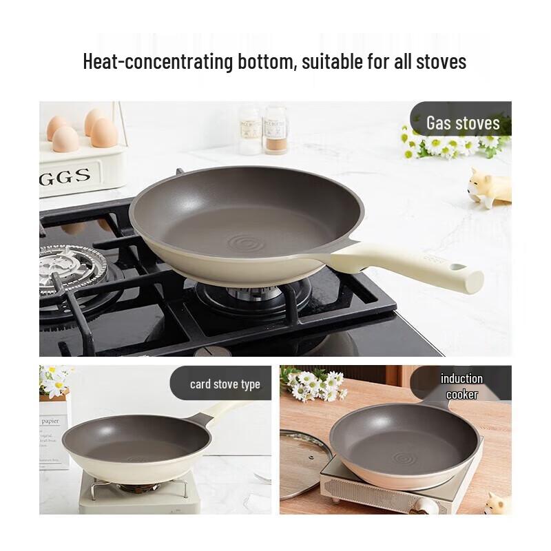 Redchef 28cm White Ceramic Frying Pan