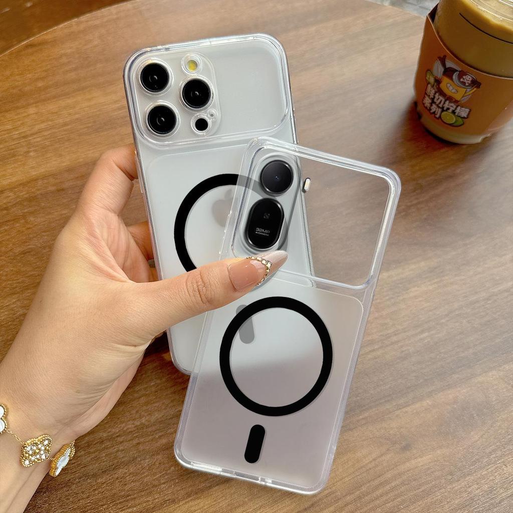 Case for Xiaomi Redmi A7 Pro,POCO C81 Pro Anti-Fingerprint Matte Cover Big Camera Window Clear Edge Casing