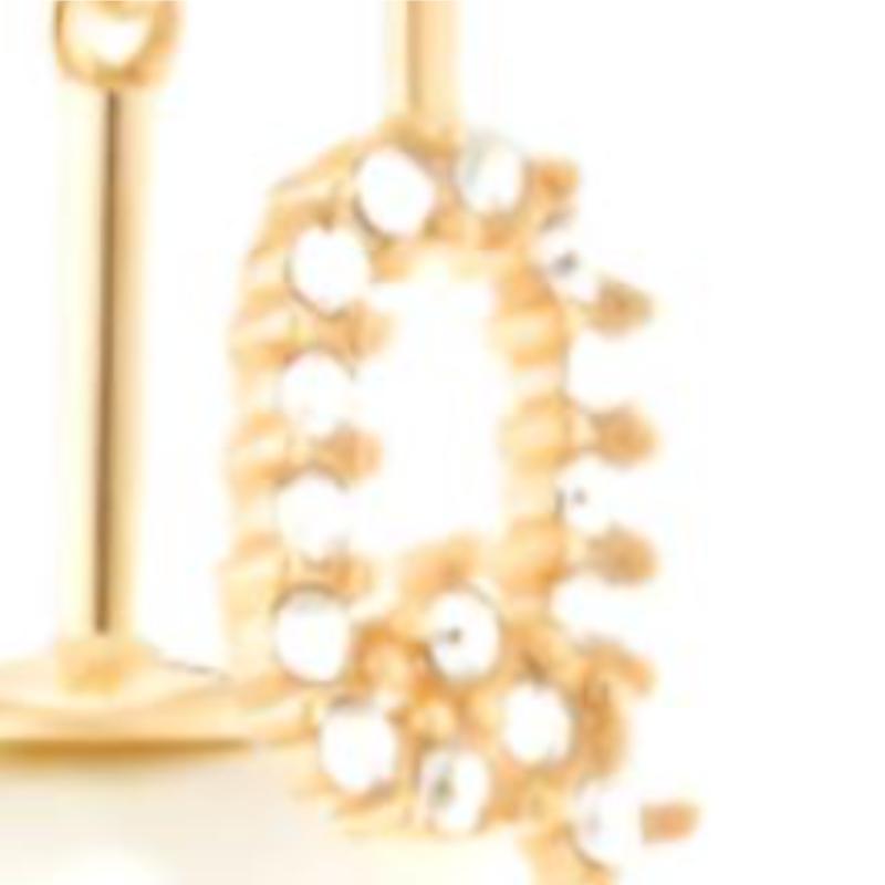Dior My ABCDior Earrings Women's Gold E1026ABCCY-D301