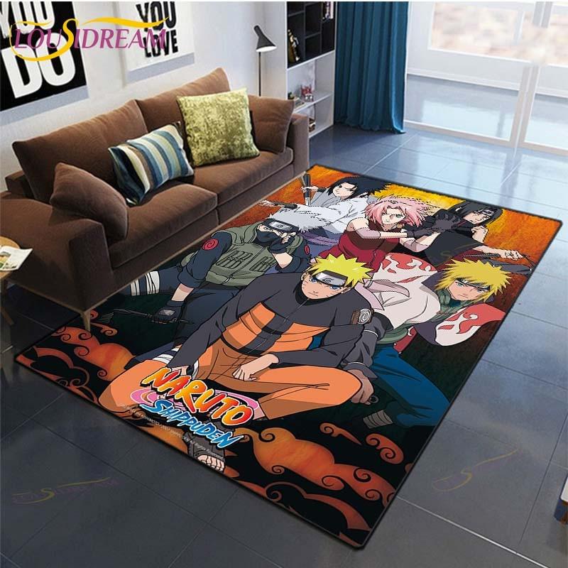 Cartoon Anime Naruto Obývací pokoj Koberec postava Ložnice Podložky na podlahu Dětská hra Koberec Kuchyňka Koupelna Protiskluzová podložka