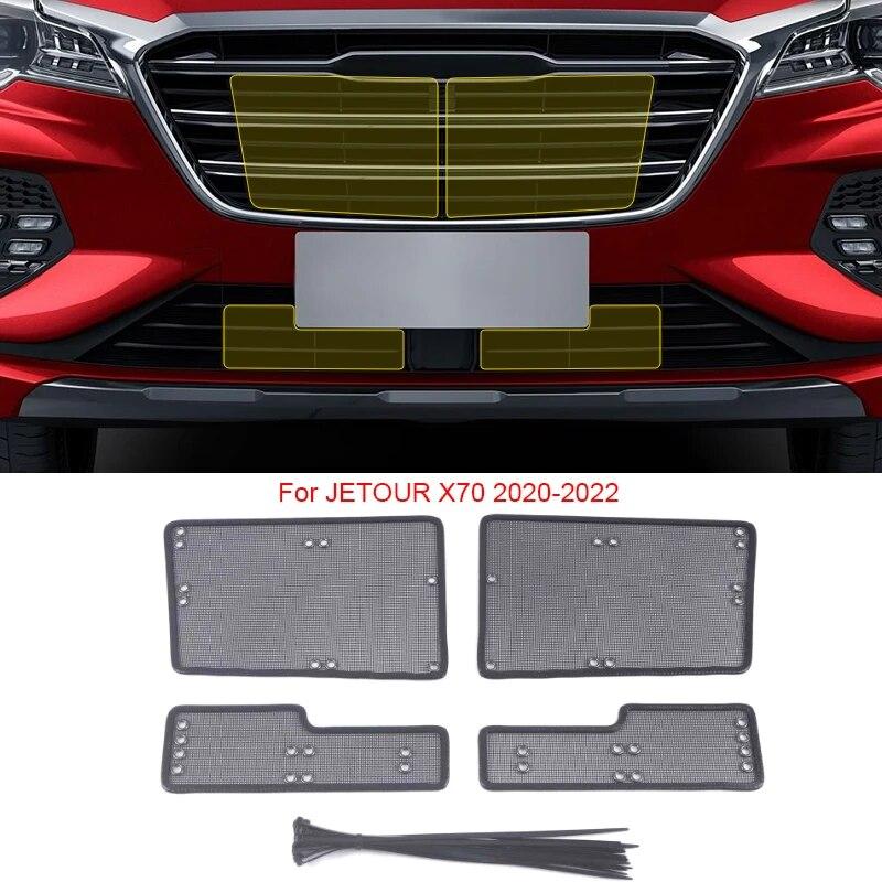 4 STÜCKE Auto Insektensichere Lufteinlassschutzabdeckung Airin Insert Net Vent Racing Grillfilter Für CHERY JETOUR X70 PLUS 2020-2025