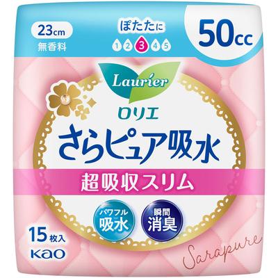 Laurier Sarapure Super Absorbent Slim 50cc 15sheets Sara Pure Leichte Inkontinenz Bitte ersetzen Sie es nach Bedarf. Sara Pure