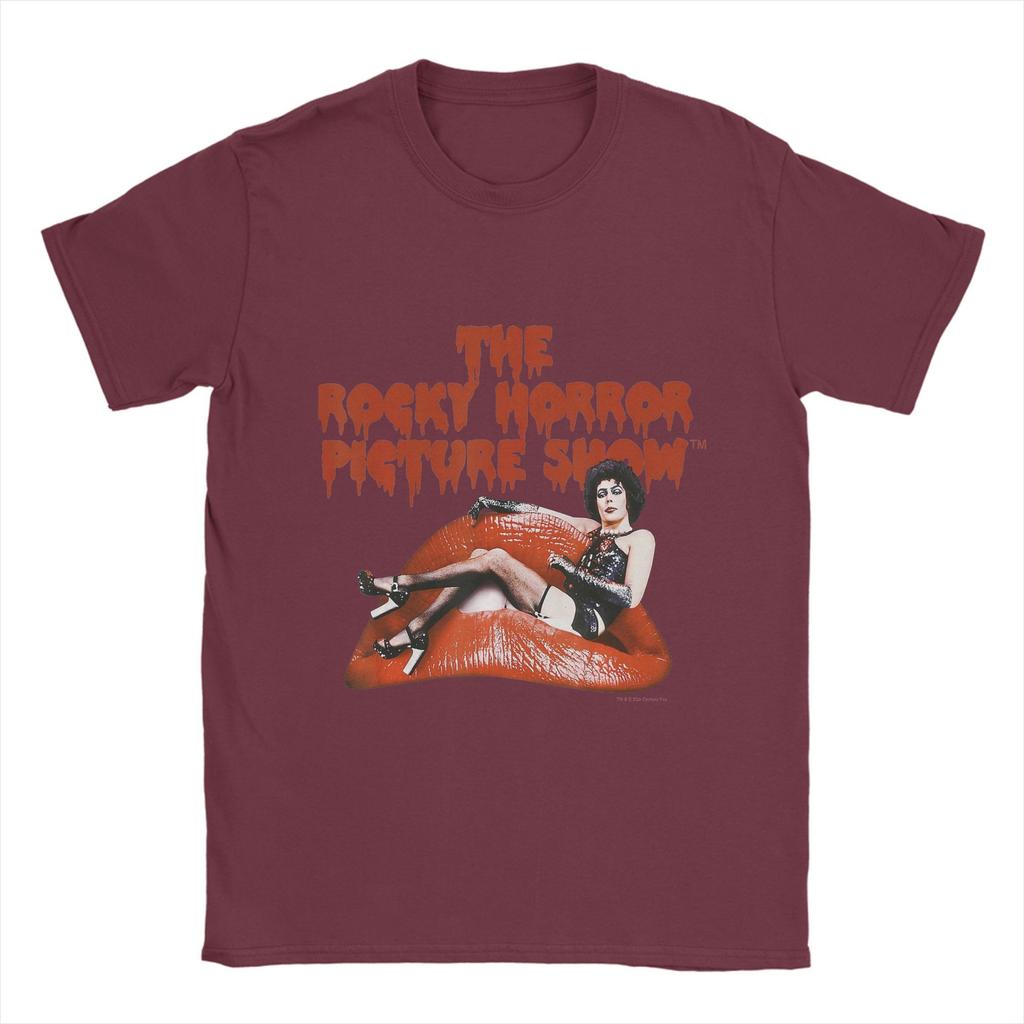 The Rocky Horror Picture Show Dr Tričko Letní bavlněná trička pro pánské Trendy Cool Tištěné tričko Krátký rukáv Retro oblečení