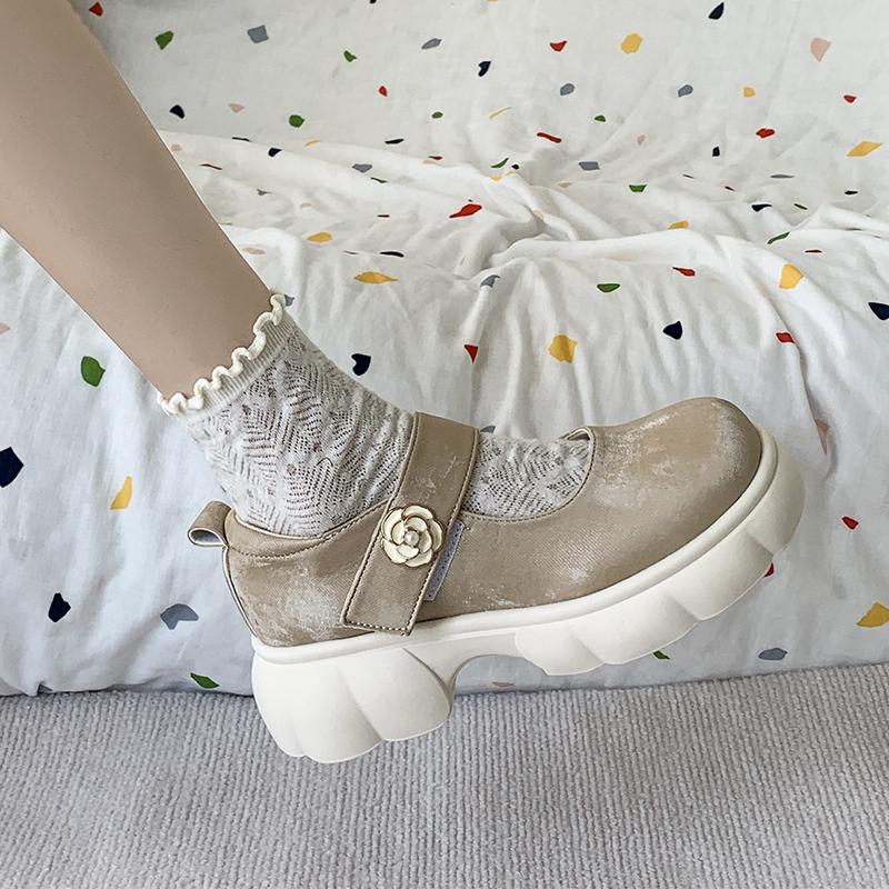 Nya Vår/Höstskor Mode Vackra Kvinnor Vintage Flickor Studenter Platåskor