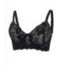 Dámská sexy krajková push-up podprsenka s kosticemi, plné košíčky, nastavitelná