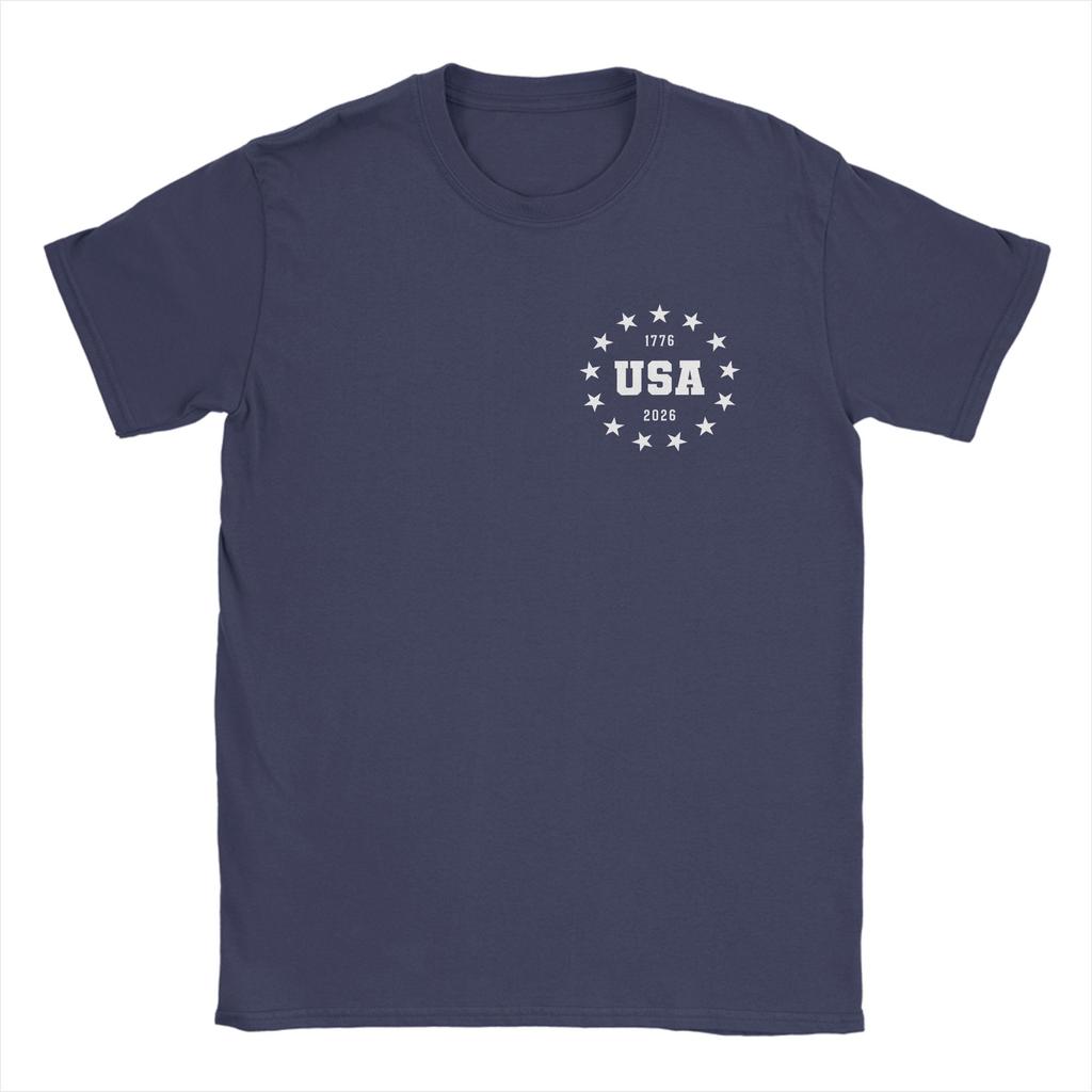 Oversized TShirt Summer USA 250 Anniversary 2026 Semiquincentennial Hip Hop TShirts Cotton Tshirt for Unisex Y2K Funny Tees