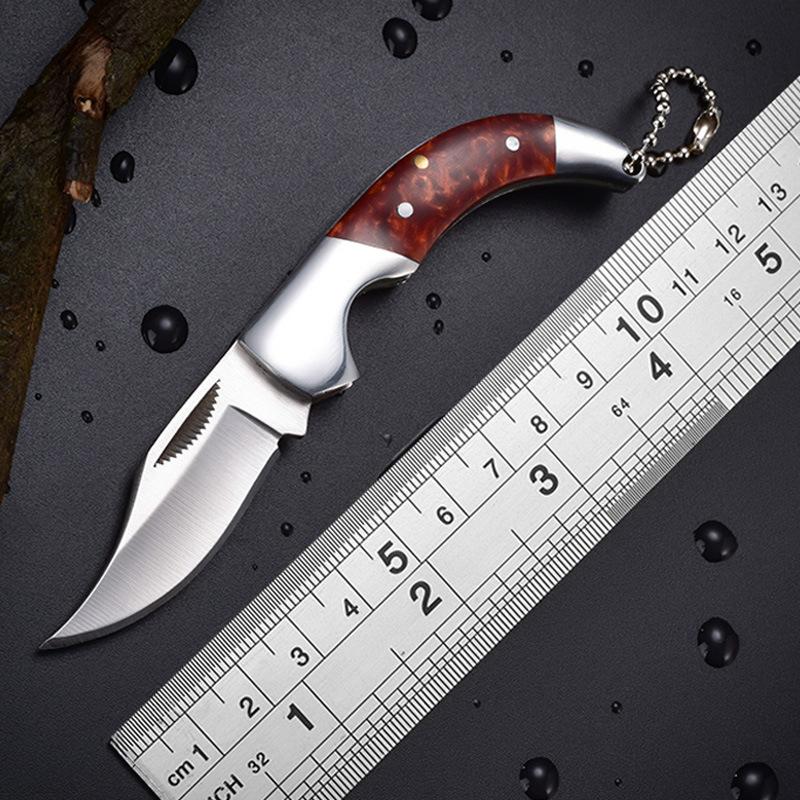 Portable Mini Knife Stainless Steel Folding Knife Fruit Peeling Vegetable Knives Sharp Pocket Kitchen Accessories