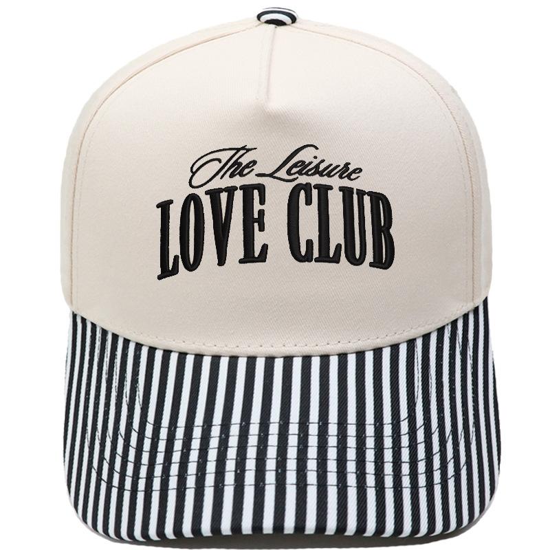 LOVE CLUB three-dimensional embroidery color matching truck driver hat male couple female casual sunshade baseball cap