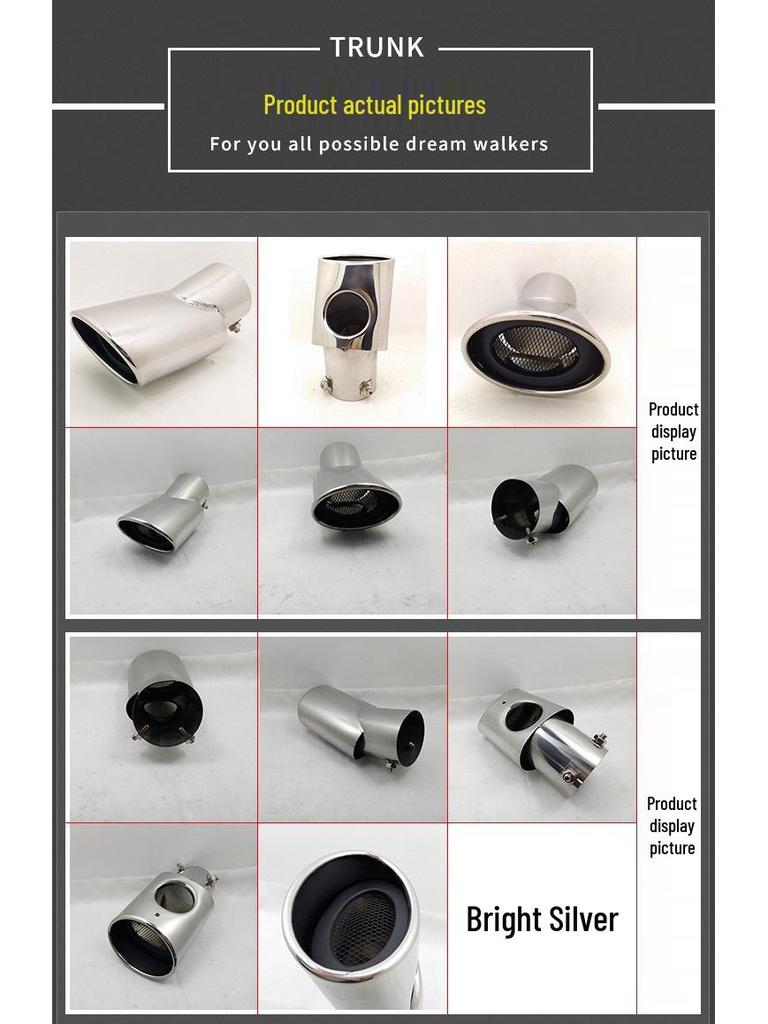 07-22 Toyota FJ Cruiser Custom Exhaust Tailpipe Decoration