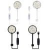 Aquarium LED Light 5W/7W LEDs for Saltwater Fish Tanks Clip-on Coral Tanks Aquarium Light with Clip Adjustable Hose