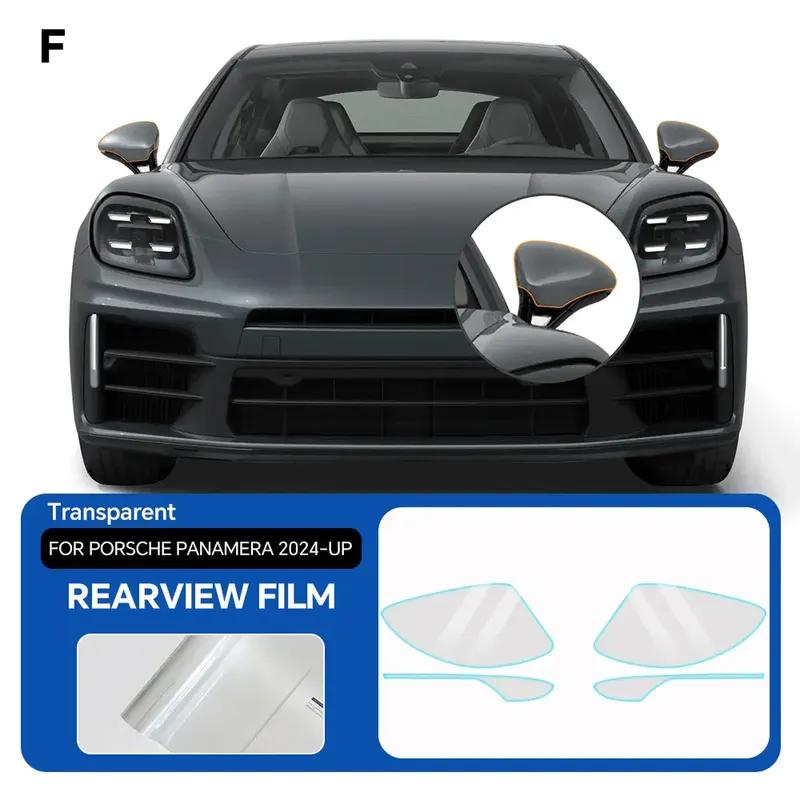 Headlight Rearview Film Car Paint Protection Film PPF Pre-cut Transparent Anti-scratch for Porsche Panamera Base 2024-UP