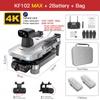 2024 New KF102MAX GPS Drone 4K Professional HD Camera 2-Axis Gimbal Anti-Shake 5G WiFi FPV Brushless Foldable RC Quadcopter Toy Gift 1200m