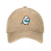 CUSTOM Mr Blue the Chubby Budgie Baseball Cap Foam Party Hat Thermal Visor Mens Luxury Womens