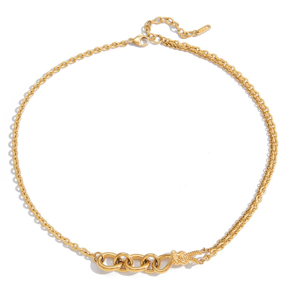 Necklace Girls Premium Clavicle Chain Non-Fading Jewelry Stainless Steel Necklace Jewelry