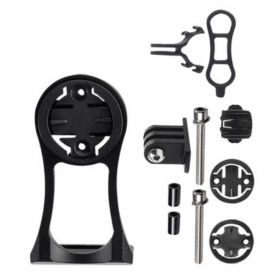 Aluminium Alloy Bike Computer Mount Holder for Garmin/ Bryton/Cateye Long‑distance Cycling