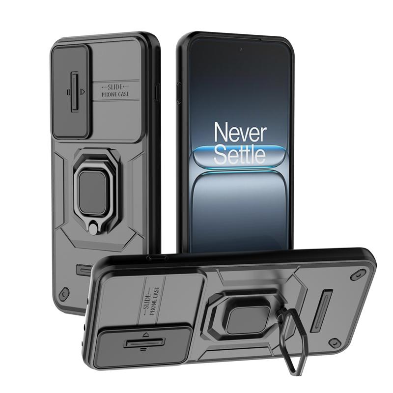 Armor Schokbestendige Hoes Voor OnePlus Nord 5 5G Beschermhoes Ring Magnetische Standhouder Coque Fundas Capa