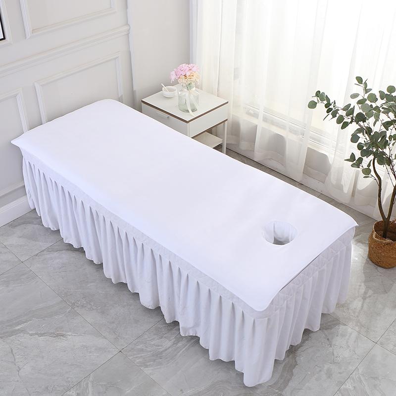 80x190cm Massage Sheet with Holes Absorbent Spa Sheet Large Microfiber Bath Towel for Beauty Salon Beauty Salon Supplies