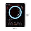 2200W Waterproof Timer Crystal Heating Panel Hotpot Cooktop Stove Touch Screen Electric Induction Cooker
