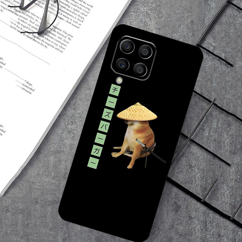 Cheems Doge Meme Funny Doggy Case For Samsung Galaxy M54 M32 M52 M15 M11 M12 M13 M14 M06 M16 M36 M56 M31 M53 M35 M55 M34
