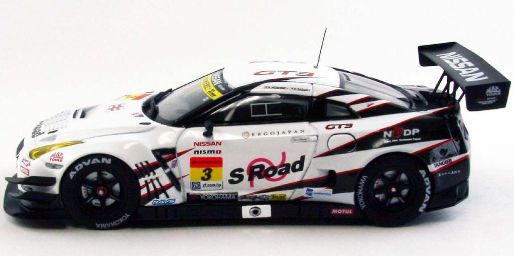 EBBRO S Road NDDP SUPER GT300 2013 1/43 GT-R No.3 (Finished Model)