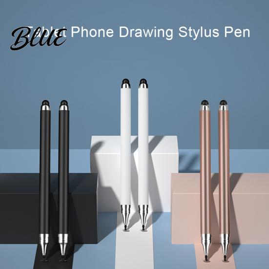 Stilo ad Alta Sensibilità Penna a Doppia Punta per Touchscreen Punta a Disco e in Silicone 2-in-1 Penna Touch Universale per Tablet Capacitivo Tavoli Telefoni