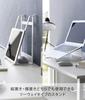 Yamazaki Tower Laptop Tablet X X H10cm Model 1626 Two-Way & Stand, White, W21.3 D26.5 (Horizontal),