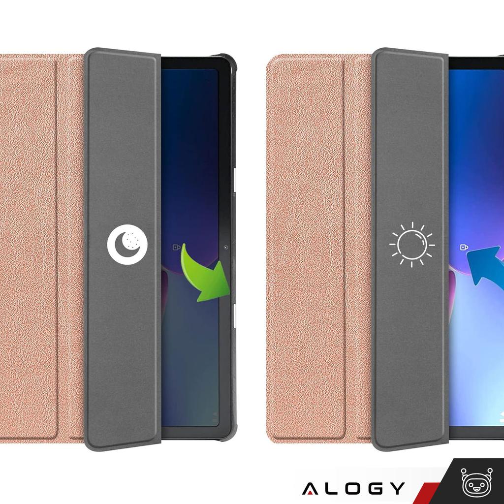 Etui Na Tablet Lenovo Tab M10 Fhd Plus 10.6 3 Gen 3Rd 3Gen 2023 Tb-125Fu / Tb-128Fu Case Book Cover Różowe Złoto