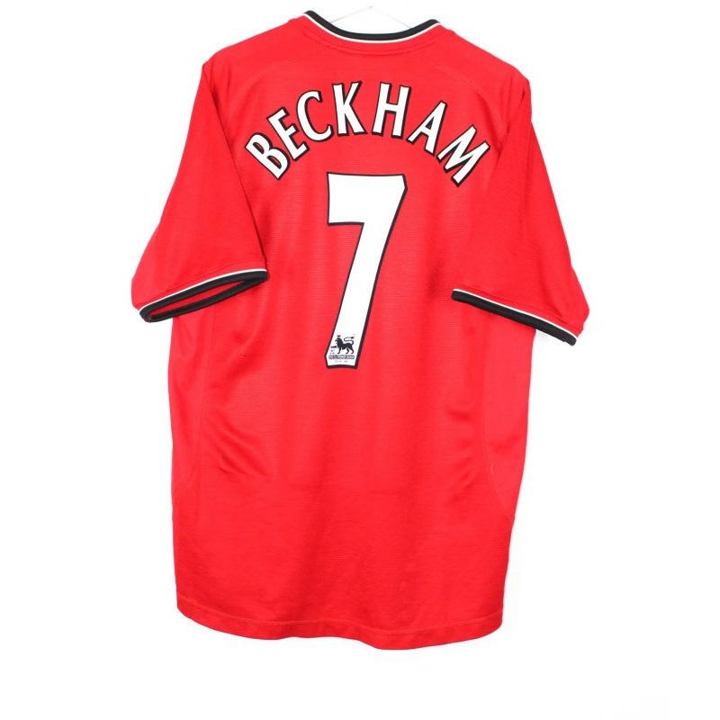 Vintage Manchester United0708 Champions League No. 7 C Ronaldo 9899 Beckham football jersey S